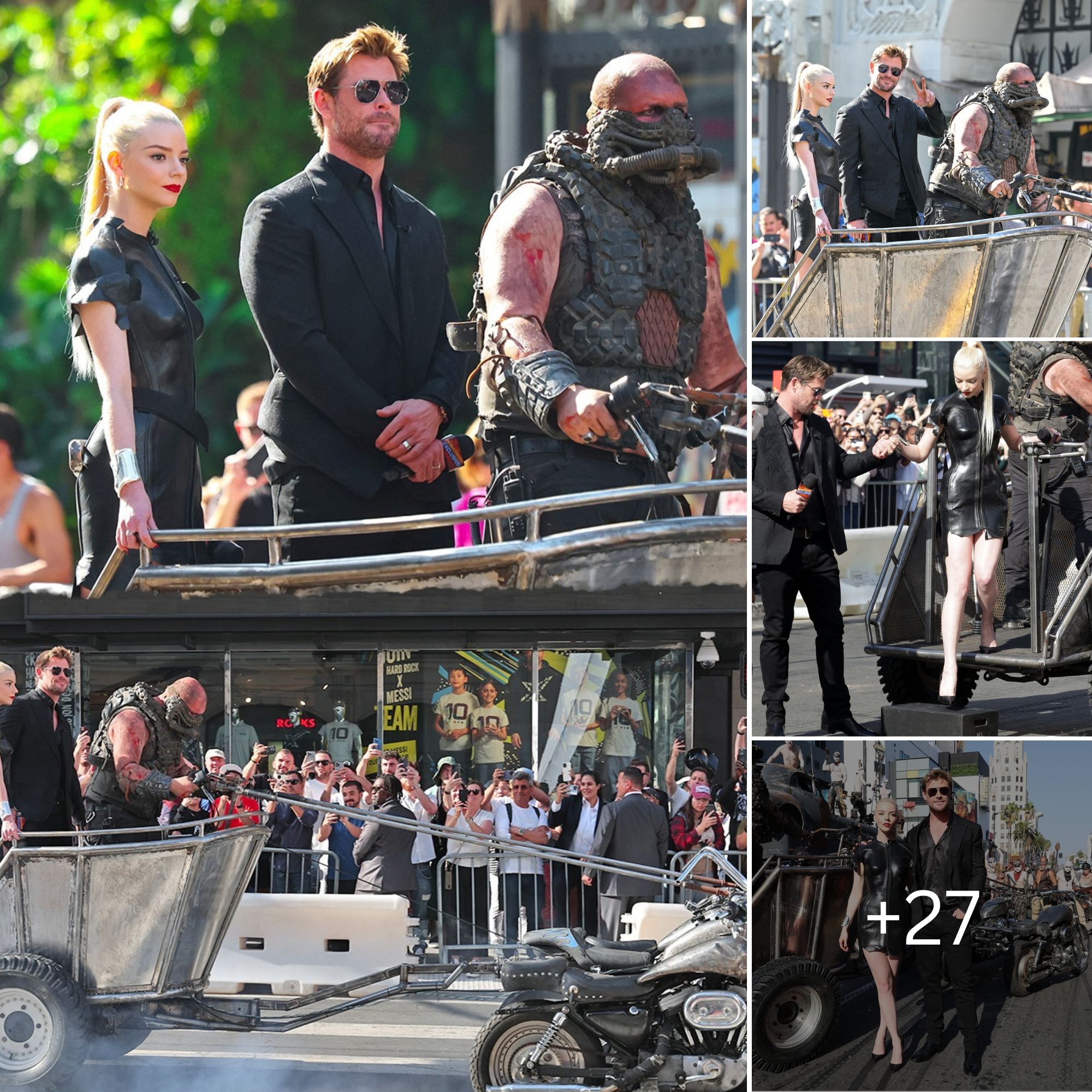 What an entrance! 🔥 Chris Hemsworth and Anya Taylor-Joy arrived to ...